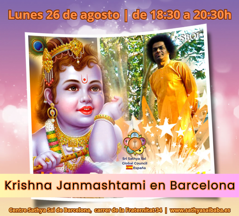 Celebración de Krishna Janmashtami en Barcelona