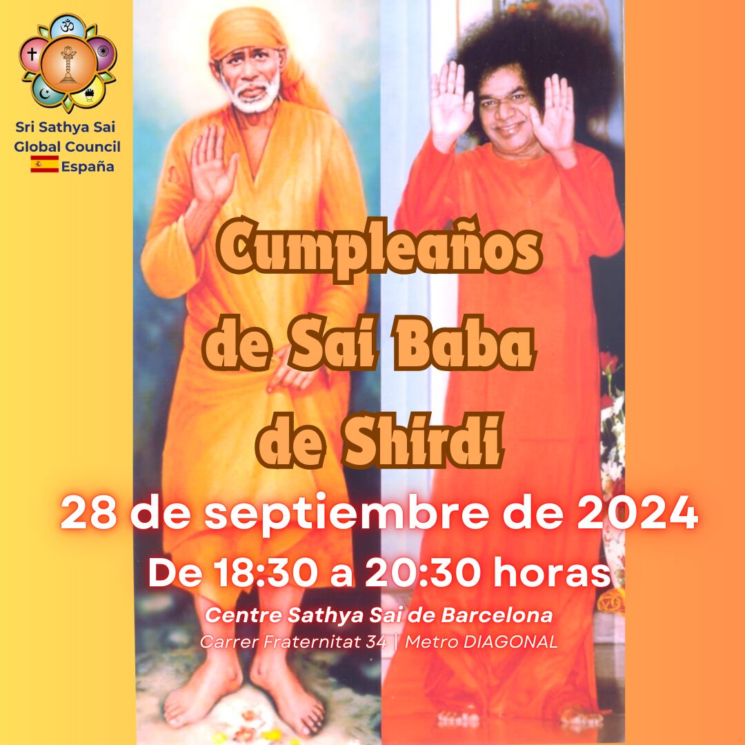 Celebración del cumpleaños de Sai Baba de Shirdi en Barcelona