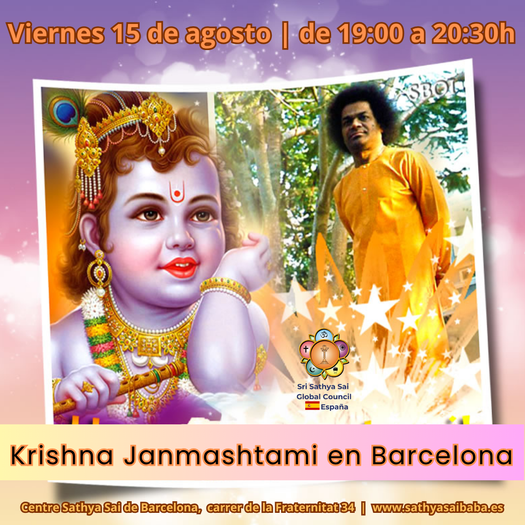Celebración de Krishna Janmashtami en Barcelona 2025