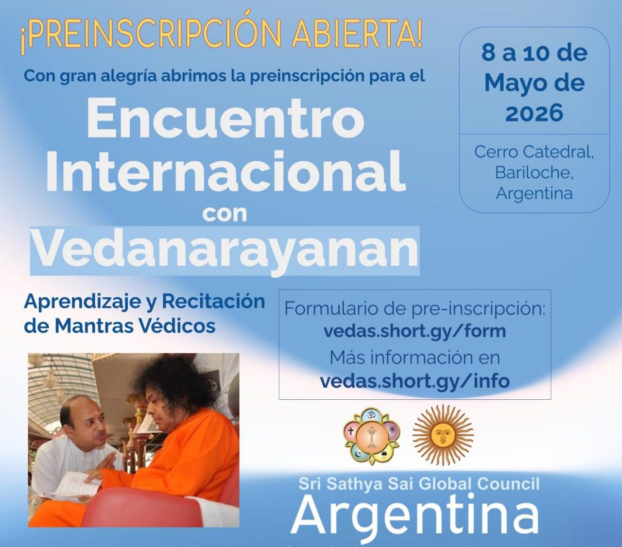 Encuentro Internacional con Vedenarayanan en Argentina, Zona 2