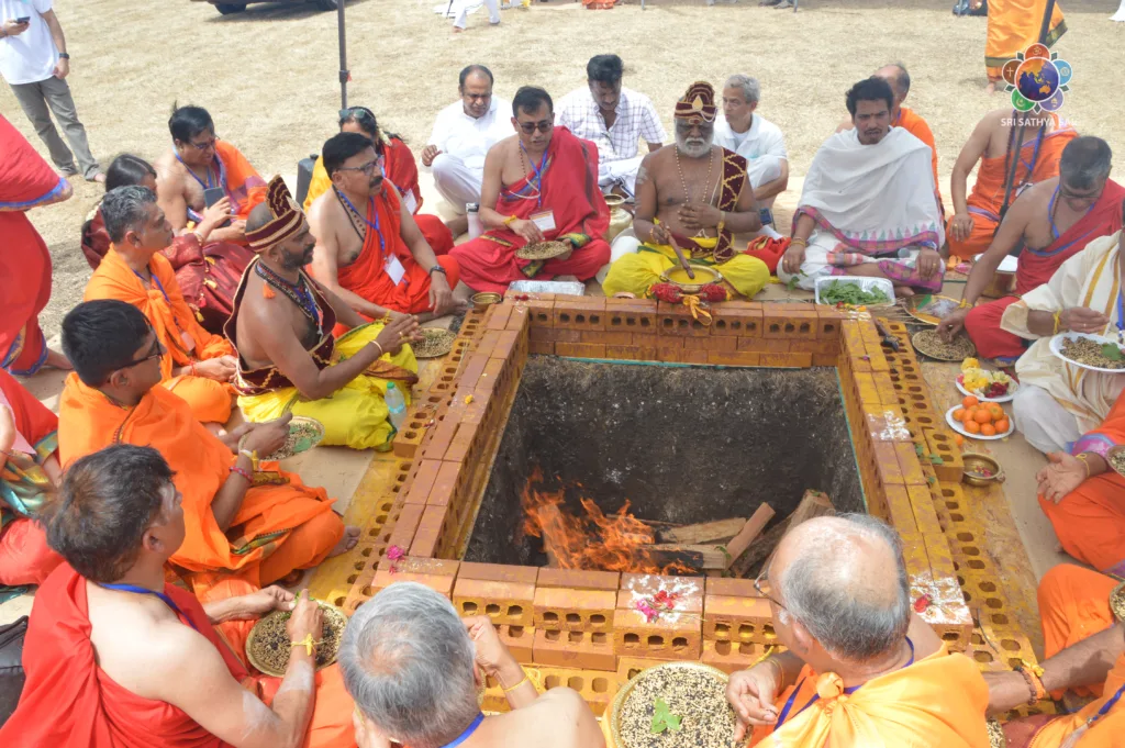 Celebraciones de Prasanthi Dham Earth | Ceremonia de colocación de la primera piedra | Centro de Amor, Servicio y Unidad | 30 de mayo, Plano, Texas