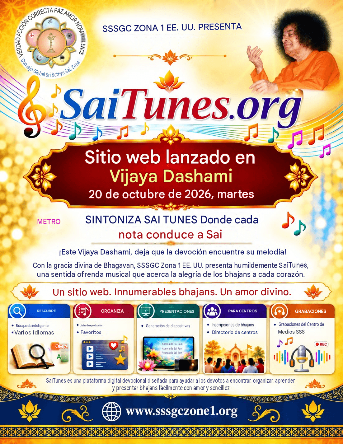 SaiTunes.org: Un nuevo portal digital para la música devocional
