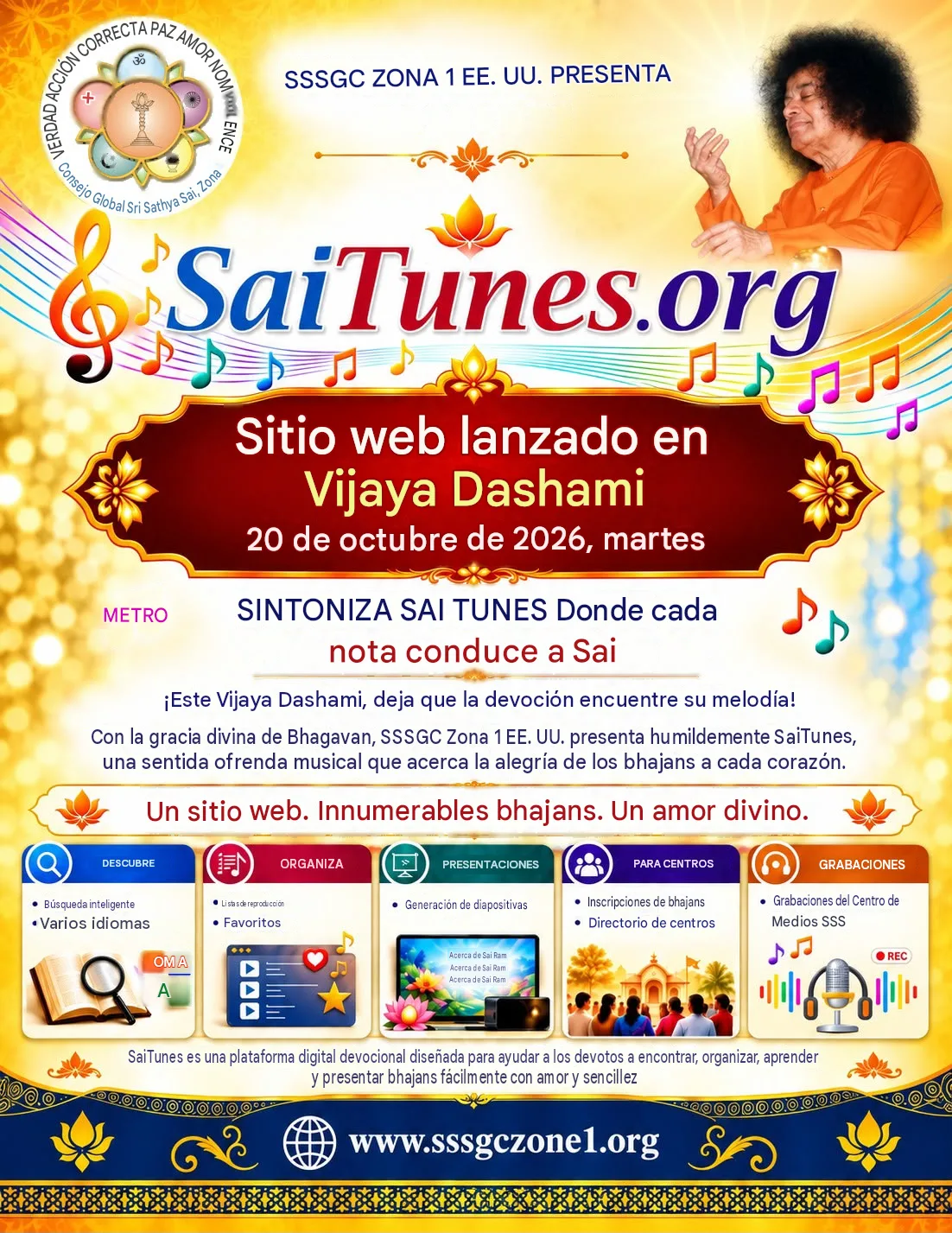 SaiTunes.org: Un nuevo portal digital para la música devocional